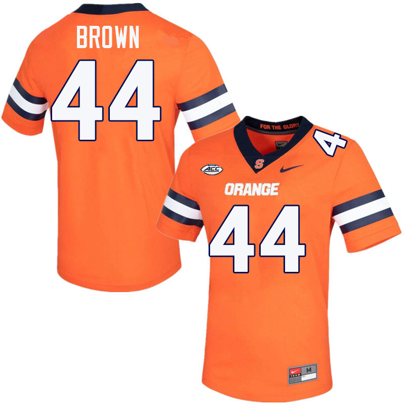 #44 Jim Brown Syracuse Orange Jerseys,Syracuse University Football Uniforms,Apparels-Orange